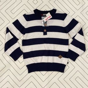 NWT Kanz Rugby Stripe Sweater